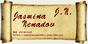 Jasmina Nenadov vizit kartica